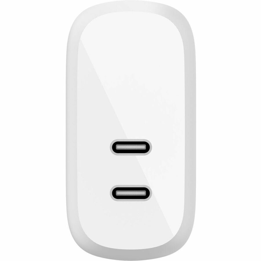 Belkin BoostCharge Dual USB-C Power Delivery Wall Charger 40W - Power Adapter - WCB006dqWH