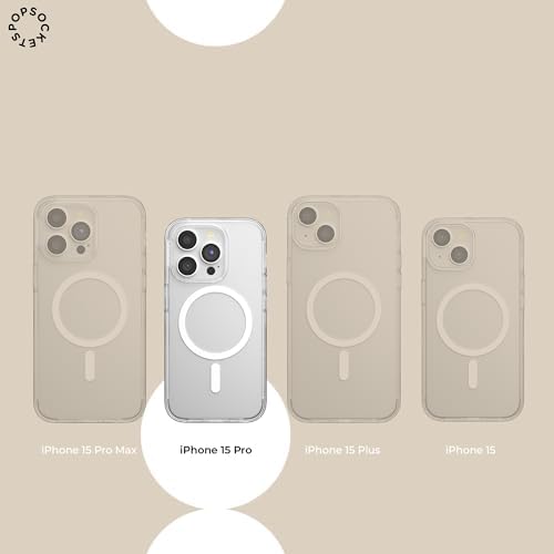 PopSockets iPhone 15 Pro Phone Case with MagSafe, Wireless Charging Compatible, Disney - Mickey's Buffet