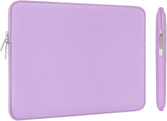 MOSISO Laptop Case 13 inch, 13 inch Laptop Sleeve Bag Compatible with MacBook Air 13 M4 M3 M2 M1 2025-2018 / Pro 13 M2 M1 2025-2016, Neoprene Computer Sleeve Bag with Small Case, Purple
